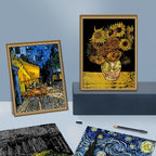 Entspannendes Hobby für Erwachsene - Kunstwerke von Van Gogh freikratzen