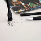 Ergonomischer Stift für entspanntes Arbeiten an Kratzbildern