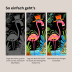 12-teiliges Set Mini Kratzbilder für Entspannung