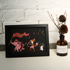 Ideales Geschenk für Kinder - Kratzbilder Set Tierwelt von Anlu Arts