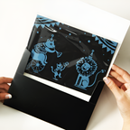 Kinder Kratzbild Set inkl. Kratzstift für spielerische Feinmotorik