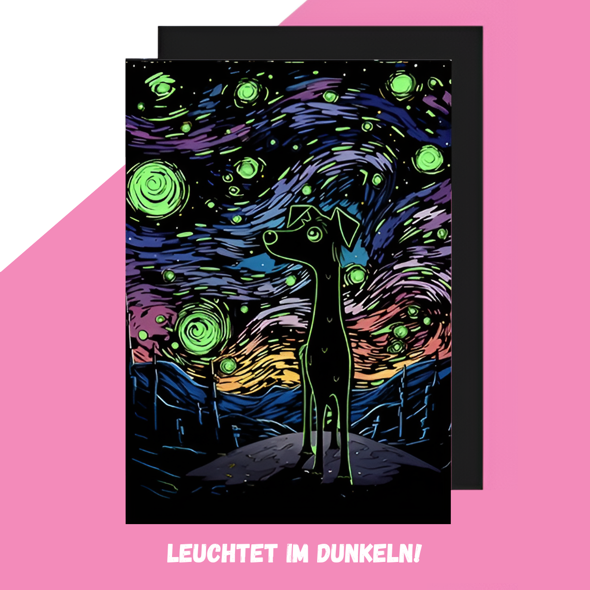 Ideale Geschenkidee für Hundebesitzer - Kratzbild Set Hund A3